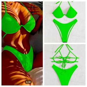 Brand new neon bikini